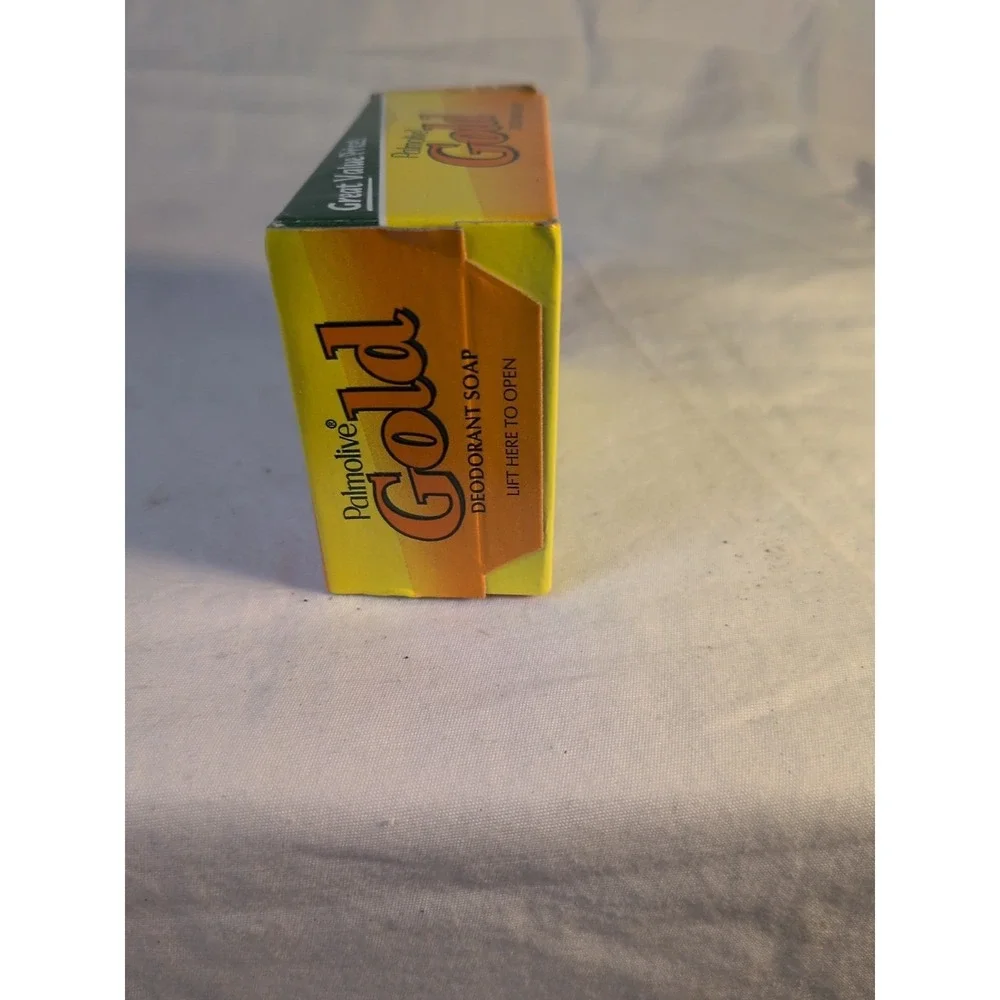 Vintage Palmolive Gold Deodorant Soap Bar 4.5 oz. 2 Bars Prop New